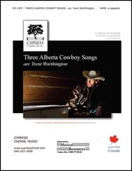 Alberta Cowboy Songs SATB Choral Score cover Thumbnail